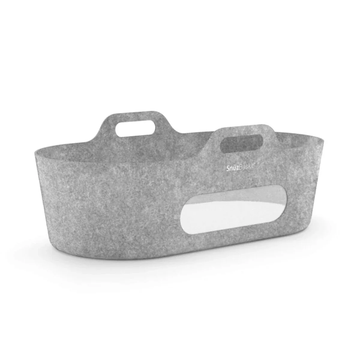 Snüz Baskit Moses Basket & Stand Bundle - Dark Grey & Dove Grey - Image 3