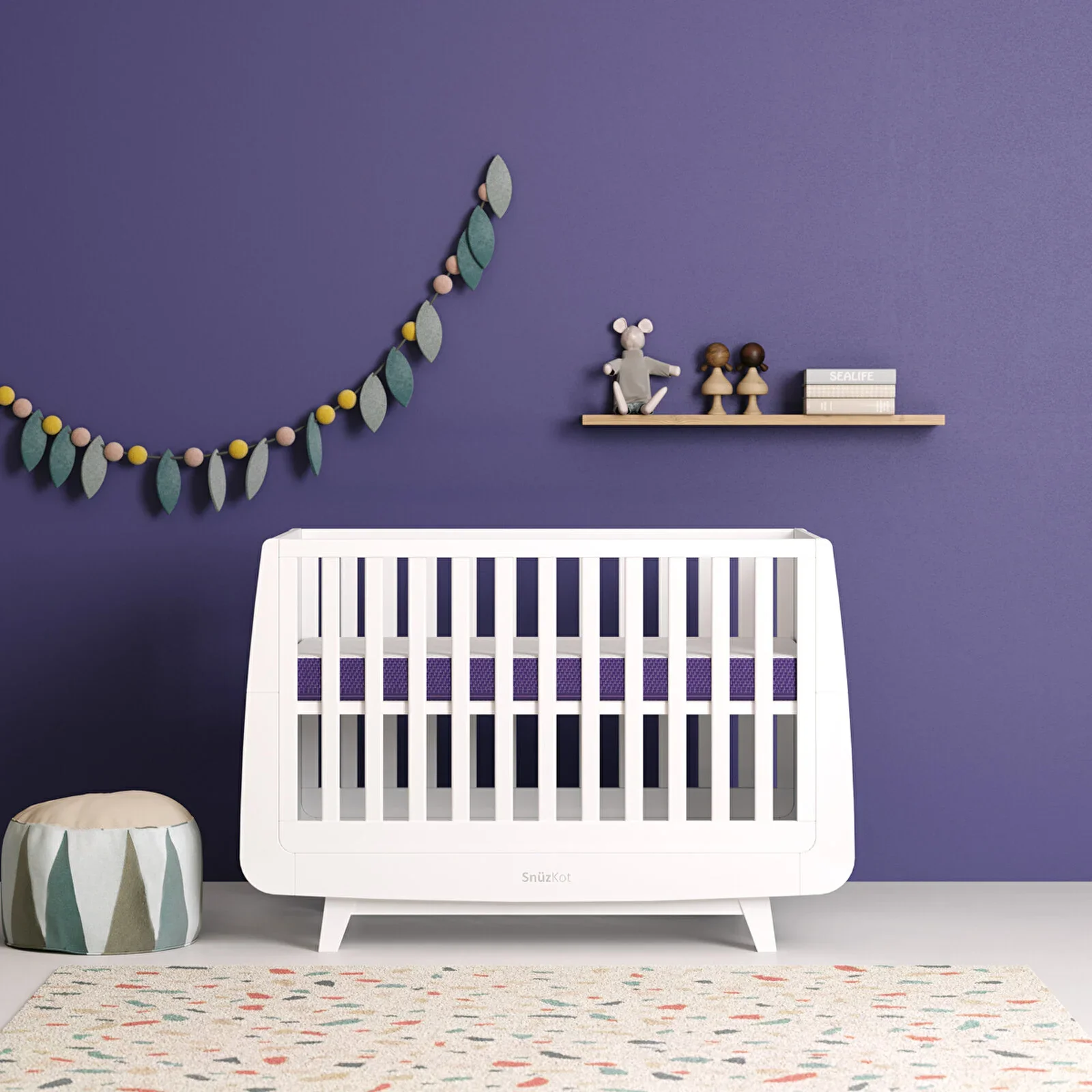 SnüzSurface Duo Dual Sided Cot Bed Mattress SnüzKot 68x117cm - Image 4