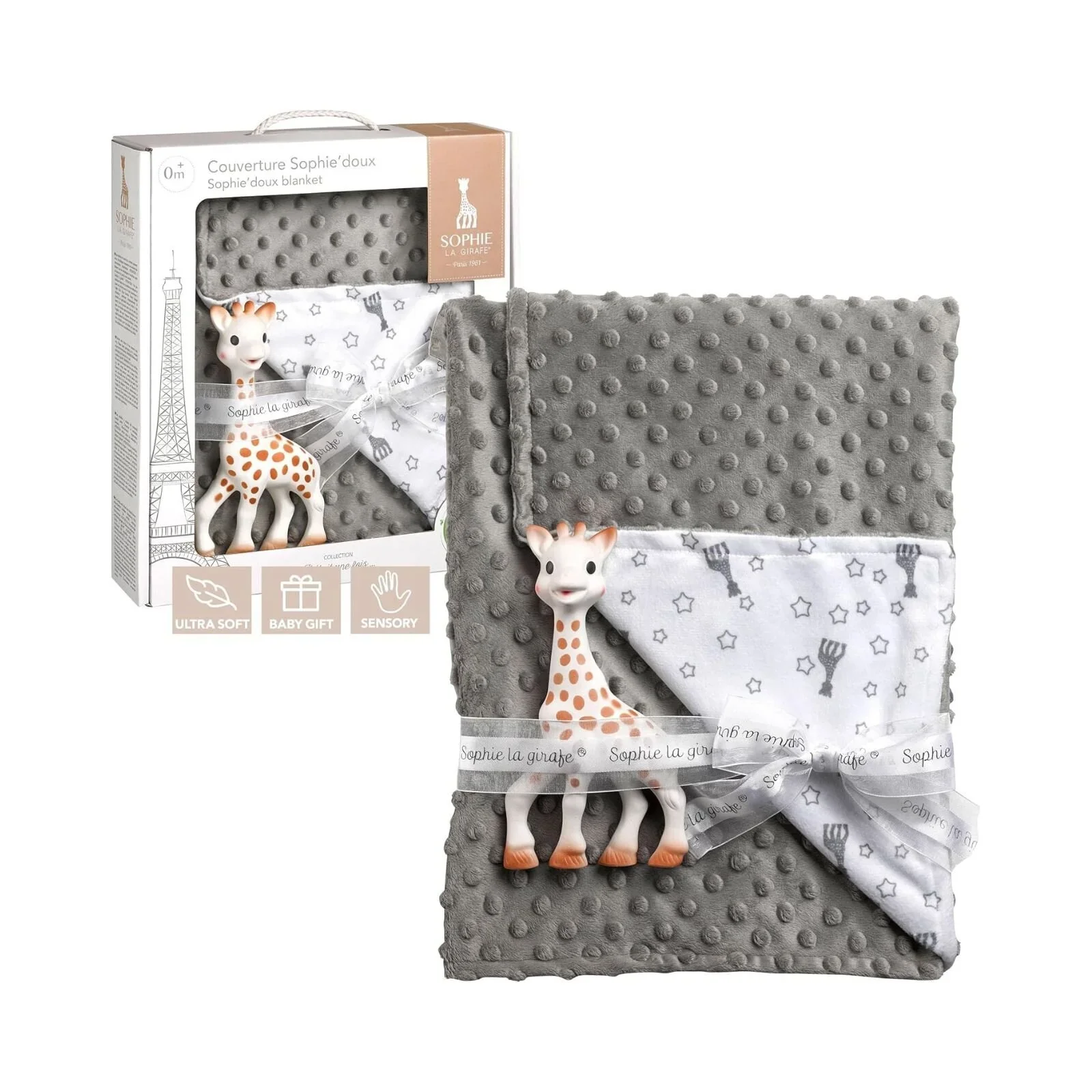 Sophie La Girafe Sophie Doux Teether & Blanket Gift Set 2 pcs - Image 7
