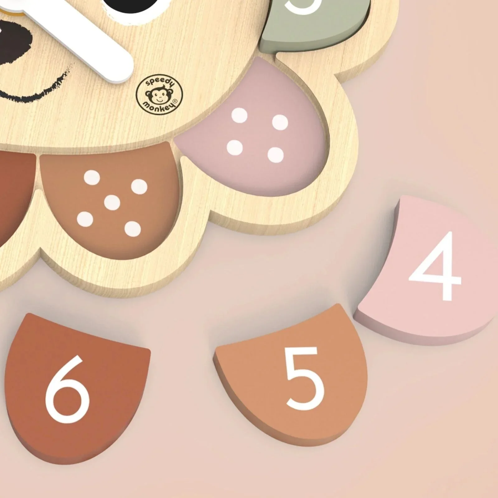 Speedy Monkey Hedgehog Educational Clock - Image 2