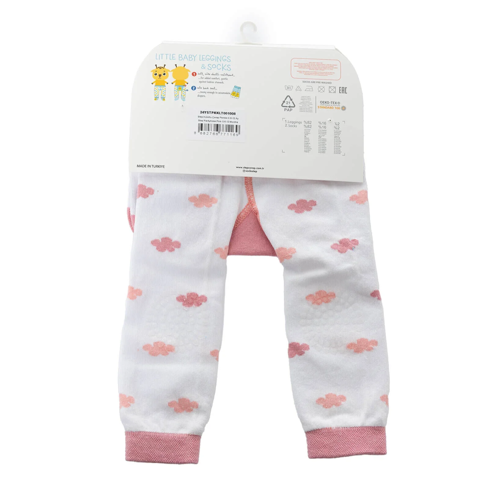 Step Tights and Socks - Pink - Image 6
