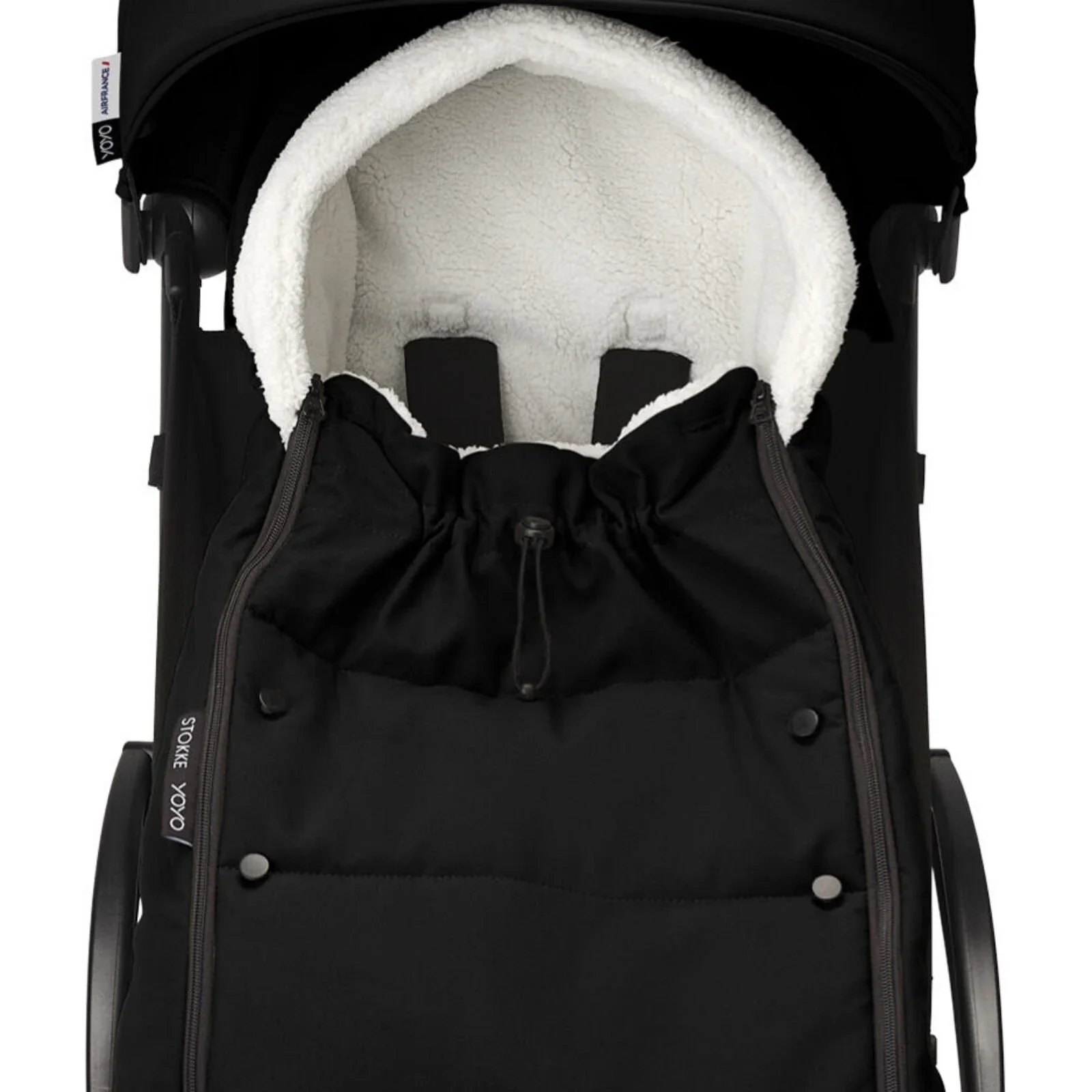 Stokke / Babyzen YOYO Footmuff - Black - Image 2