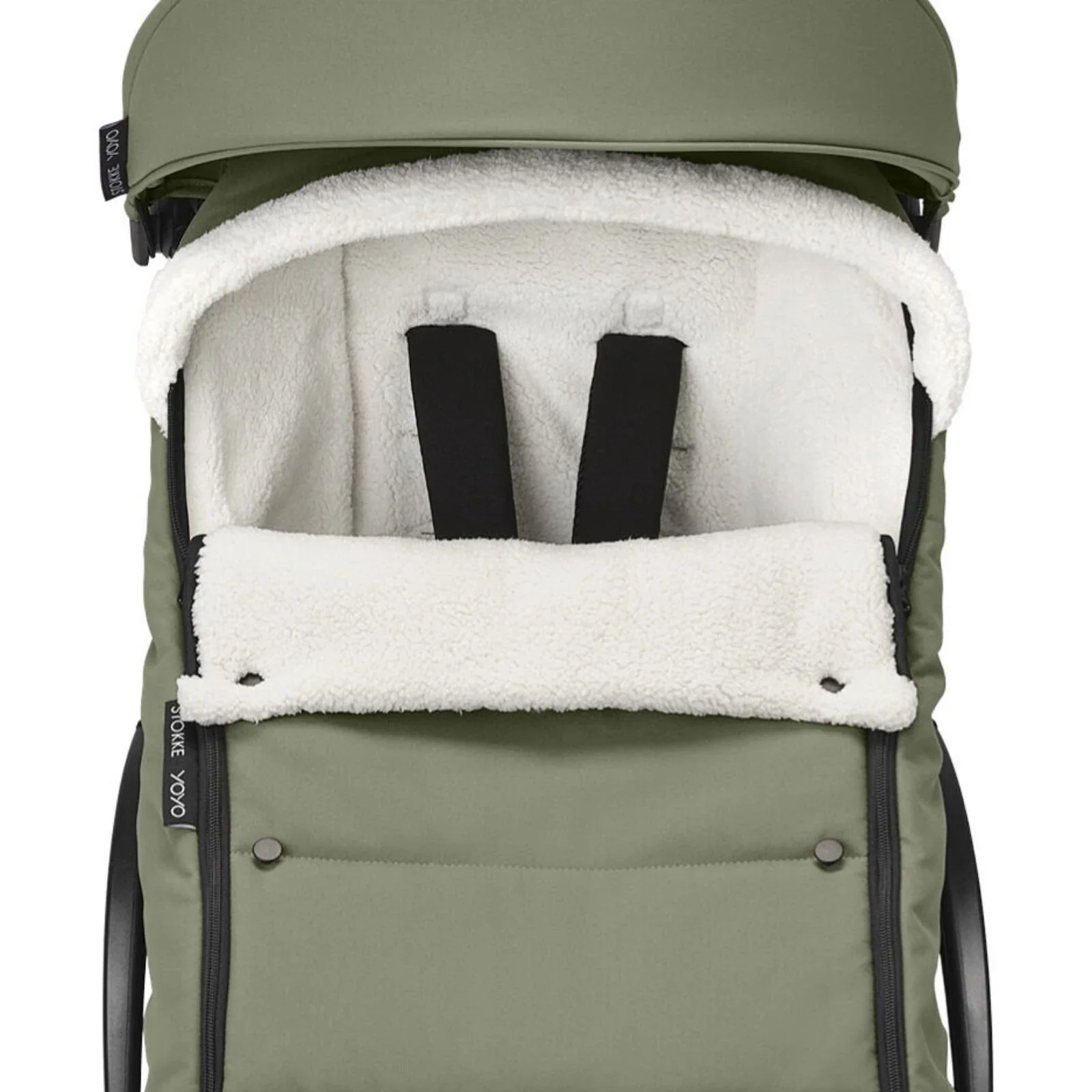 Stokke / Babyzen YOYO Footmuff - Olive - Image 4