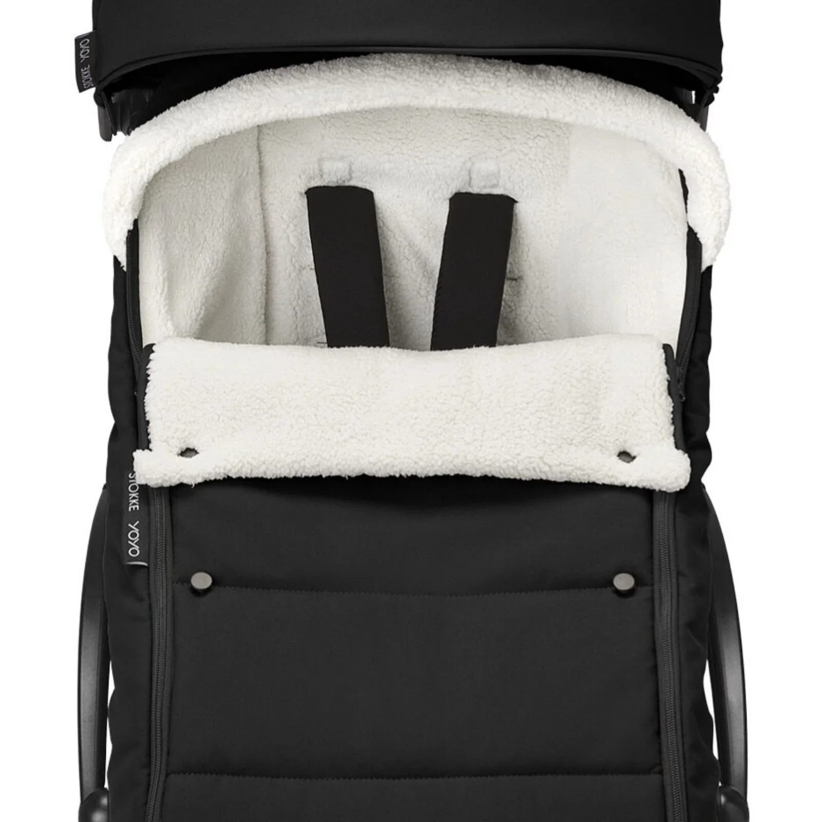 Stokke / Babyzen YOYO Footmuff - Black - Image 4