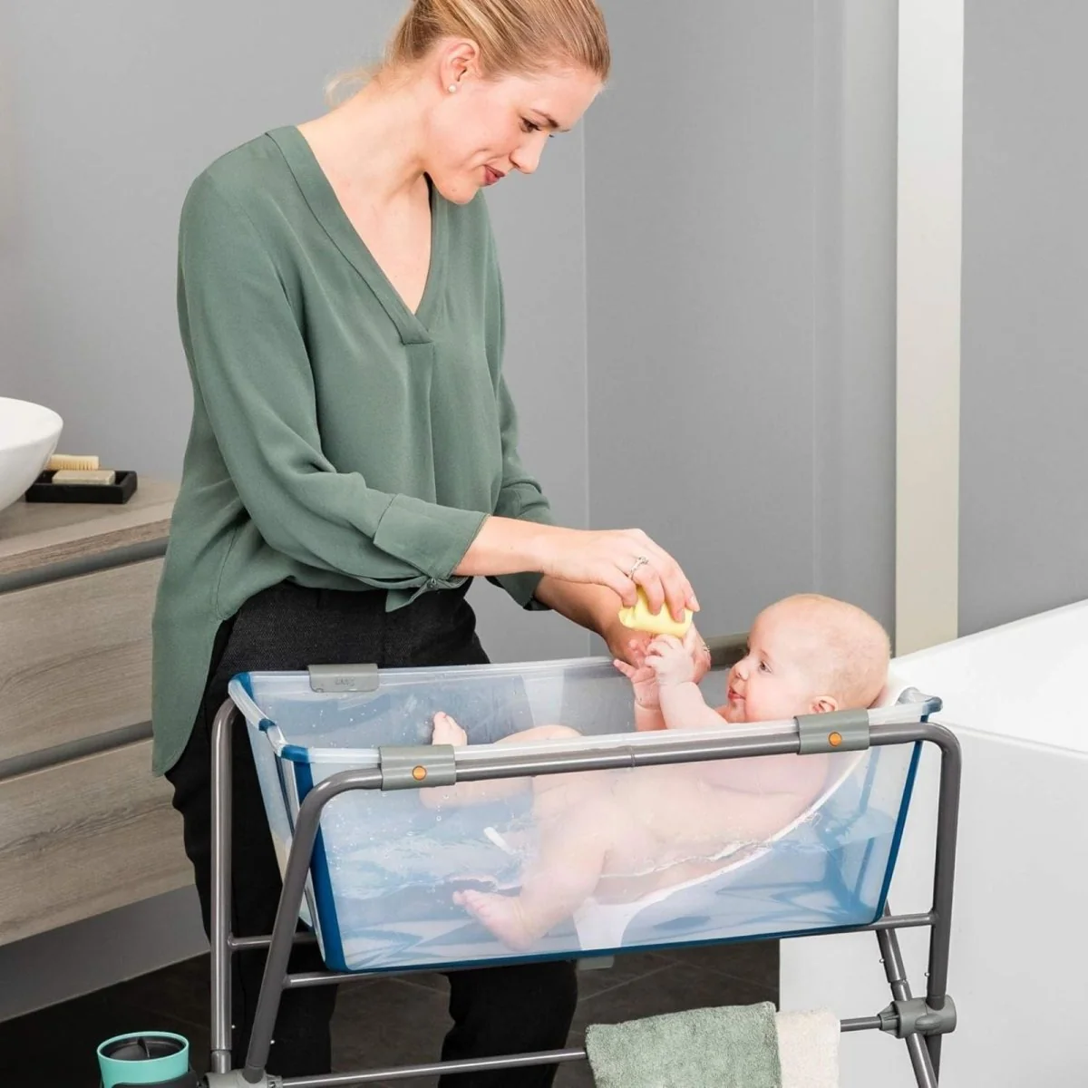 Stokke Flexi Bath Flexi Stand - Grey - Image 7