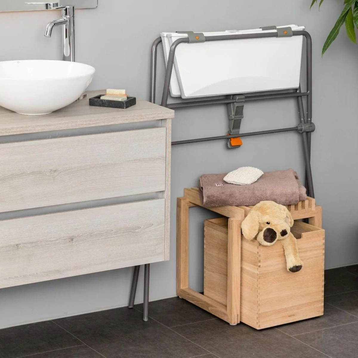 Stokke Flexi Bath Flexi Stand - Grey - Image 8