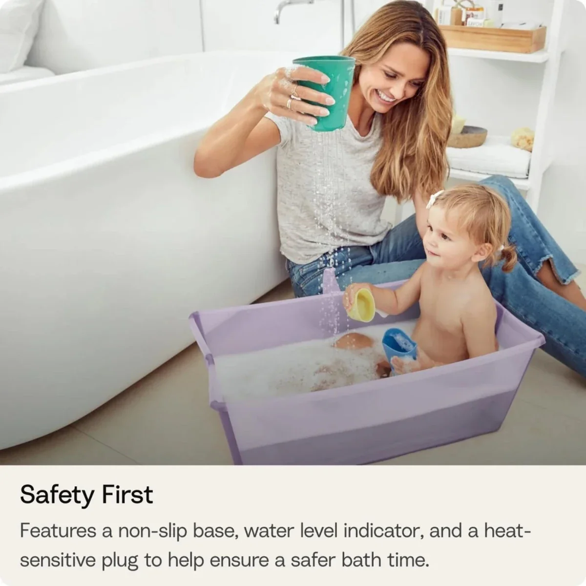 Stokke Flexi Bath X-Large Baby Bath - White - Image 5