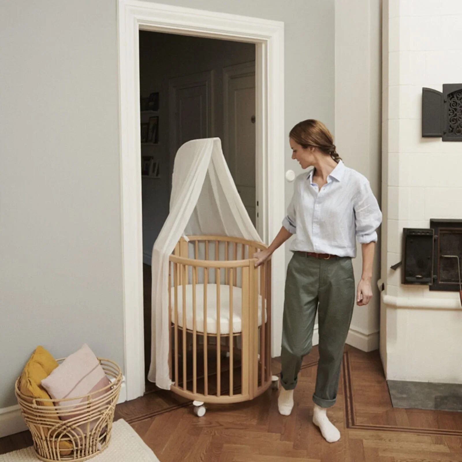 Stokke Sleepi Mini Bed - Natural - Image 6