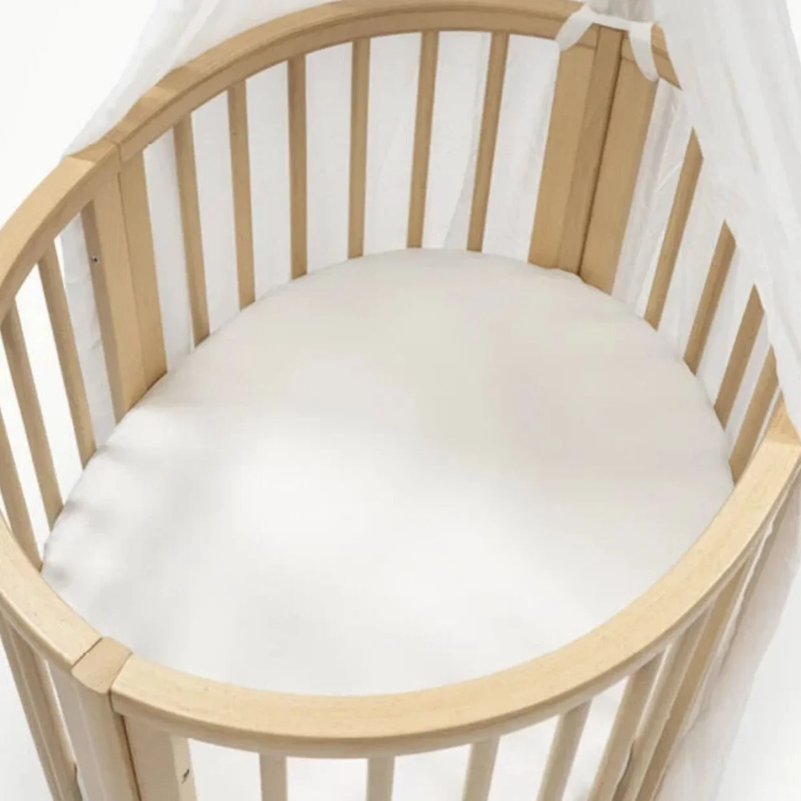 Stokke Sleepi Mini Fitted Sheet Ocs - White - Image 3