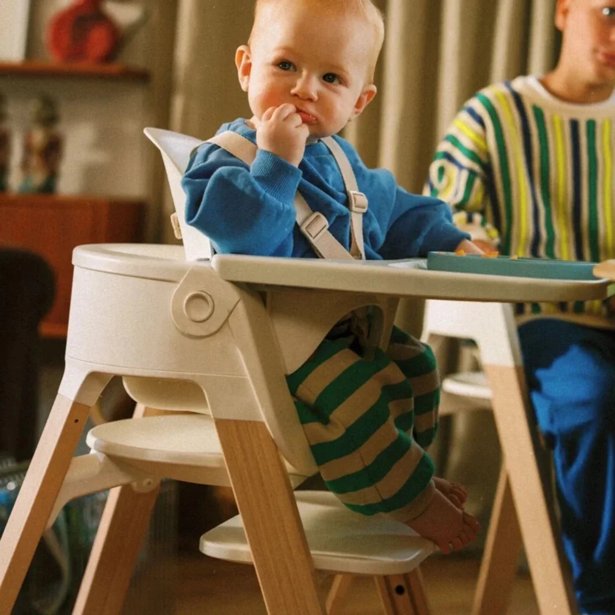 Stokke Steps Highchair - White / Natural - Image 12