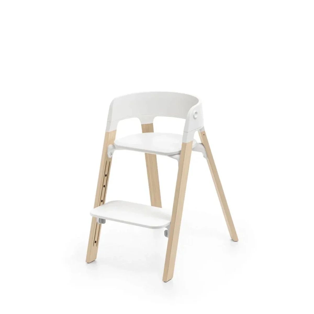 Stokke Steps Highchair - White / Natural - Image 6