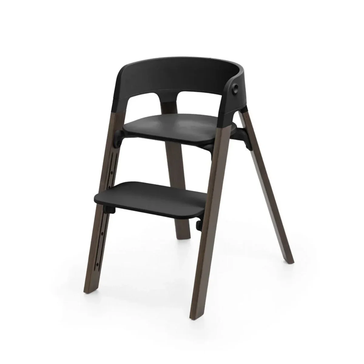 Stokke Steps Highchair - Black/Warm Brown - Image 4