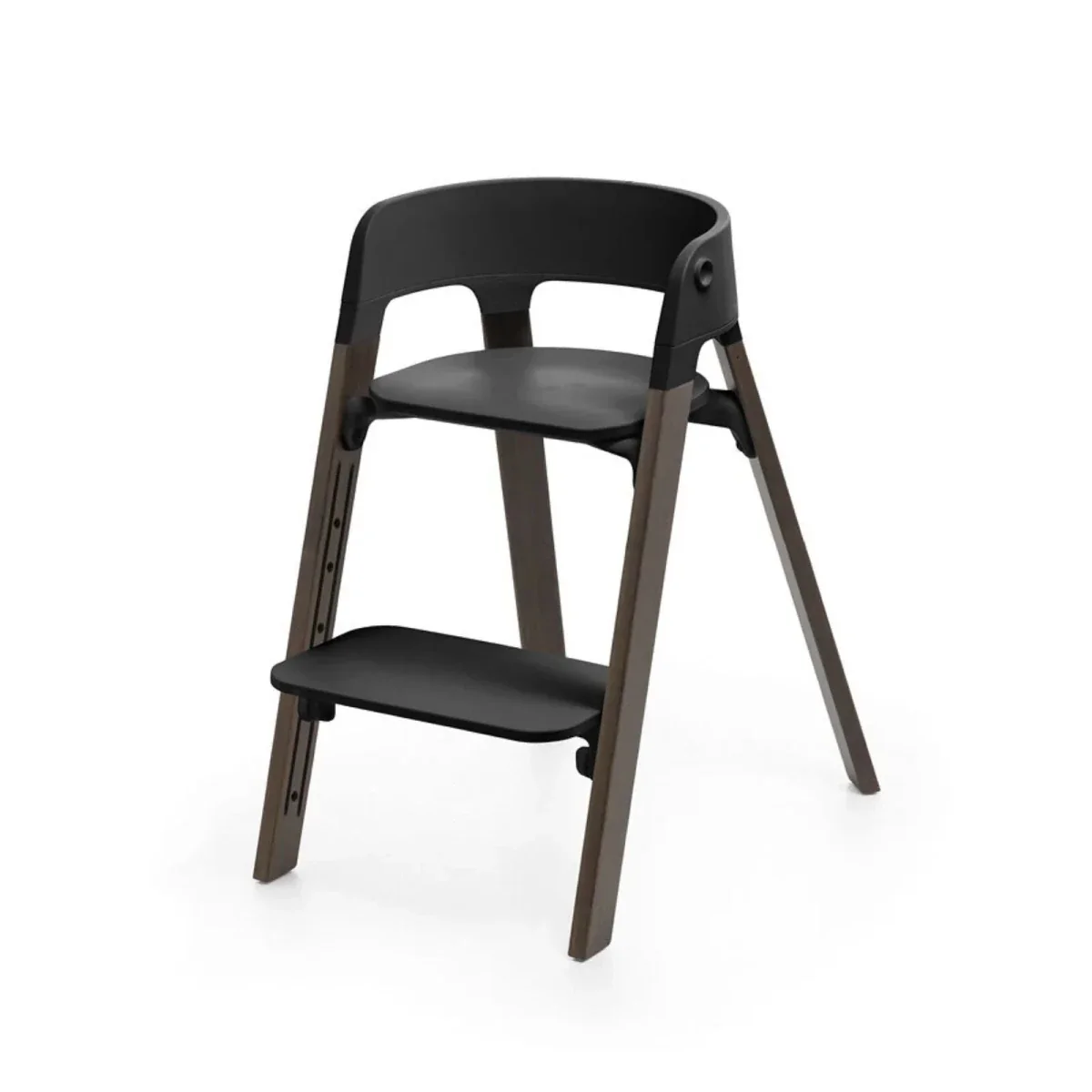 Stokke Steps Highchair - Black/Warm Brown - Image 5