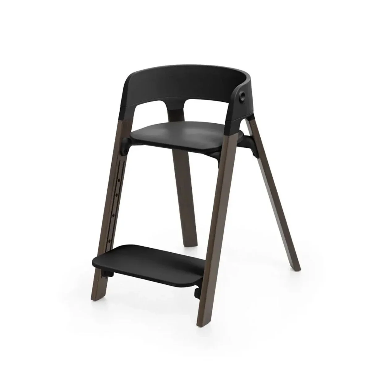 Stokke Steps Highchair - Black/Warm Brown - Image 6