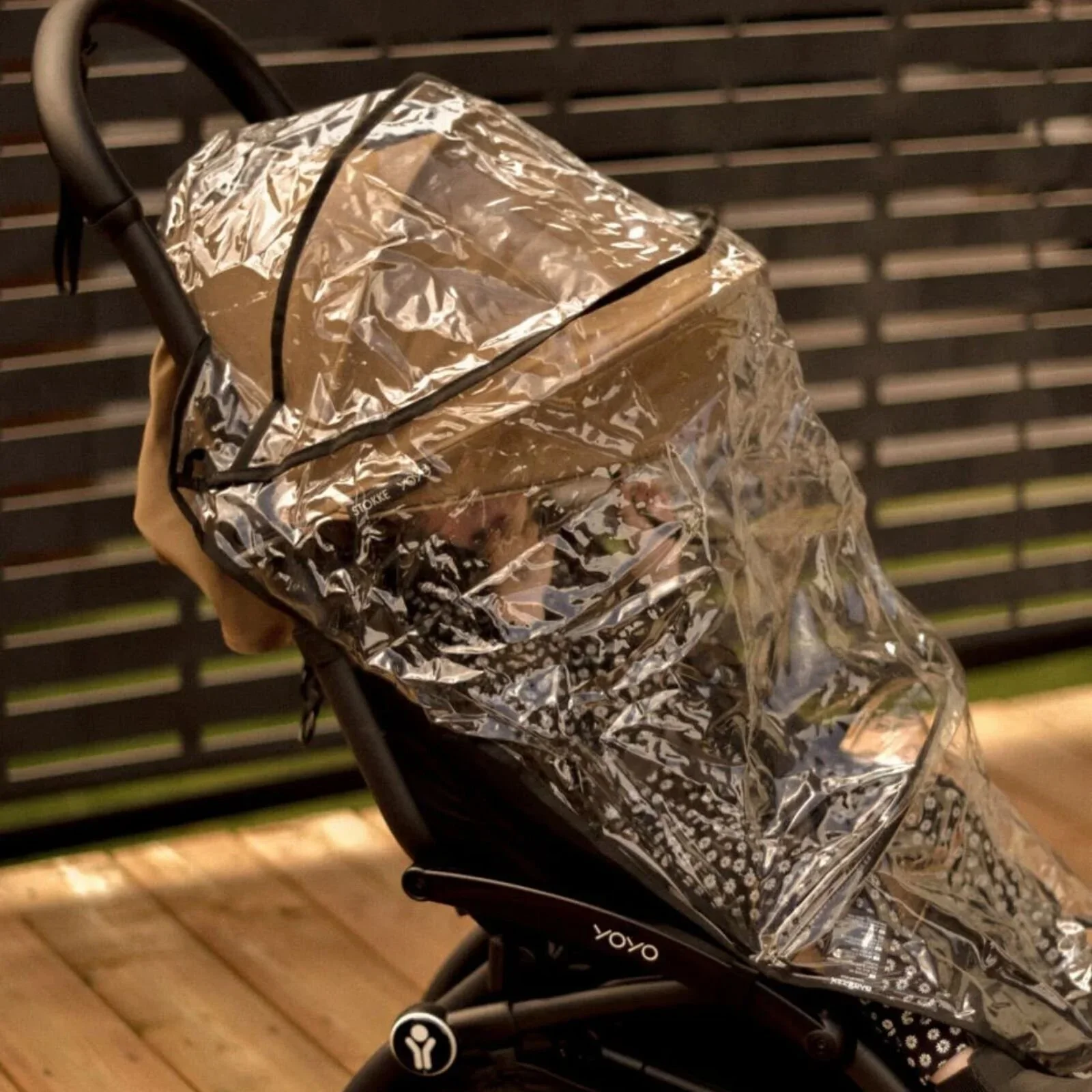 Stokke YOYO 6+ Raincover - Black - Image 2
