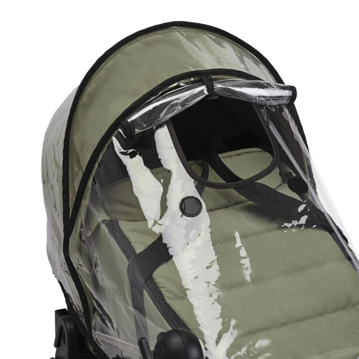 Stokke YOYO Newborn Shell Raincover - Black - Image 2