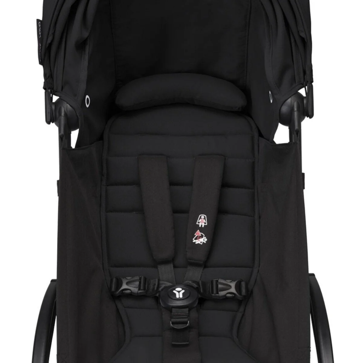 Stokke YOYO³ Newborn Pack to Toddler Bundle - Black Color Pack & Black Frame - Image 7