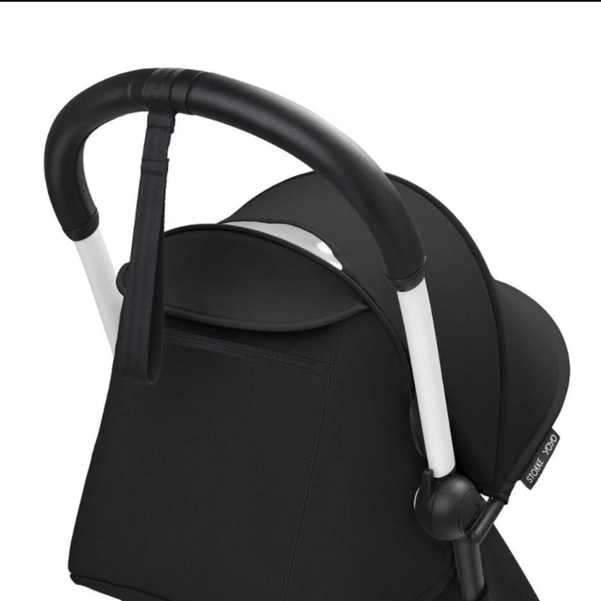 Stokke YOYO³ Newborn Pack to Toddler Bundle - Black Color Pack & White Frame - Image 5