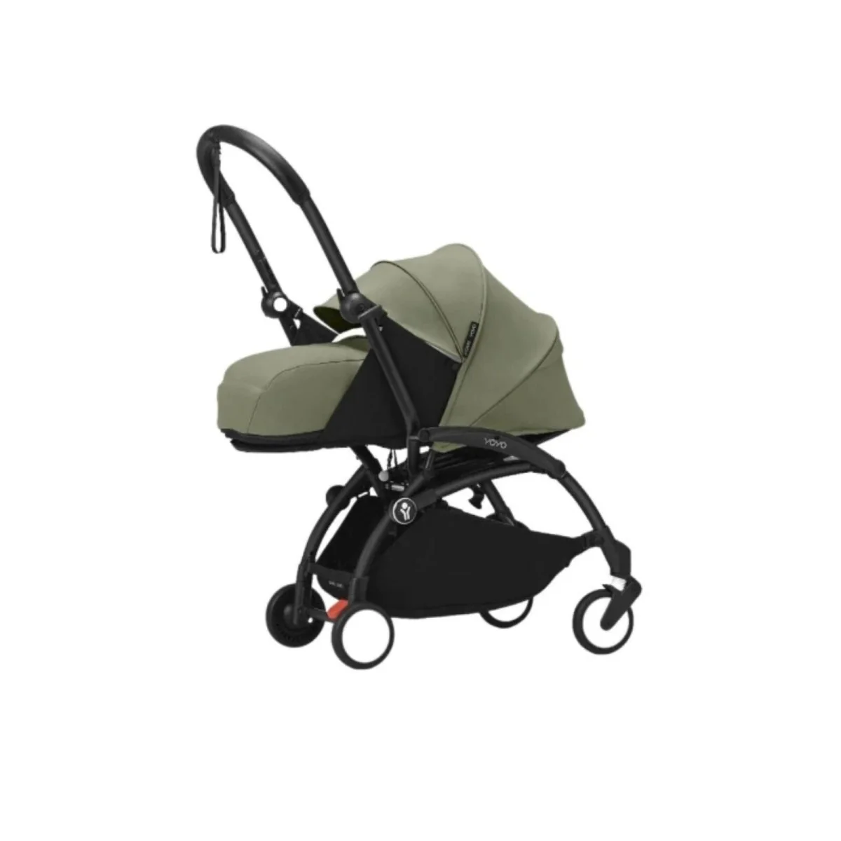 Stokke YOYO³ Newborn Pack to Toddler Bundle - Olive Color Pack & Black Frame - Image 3