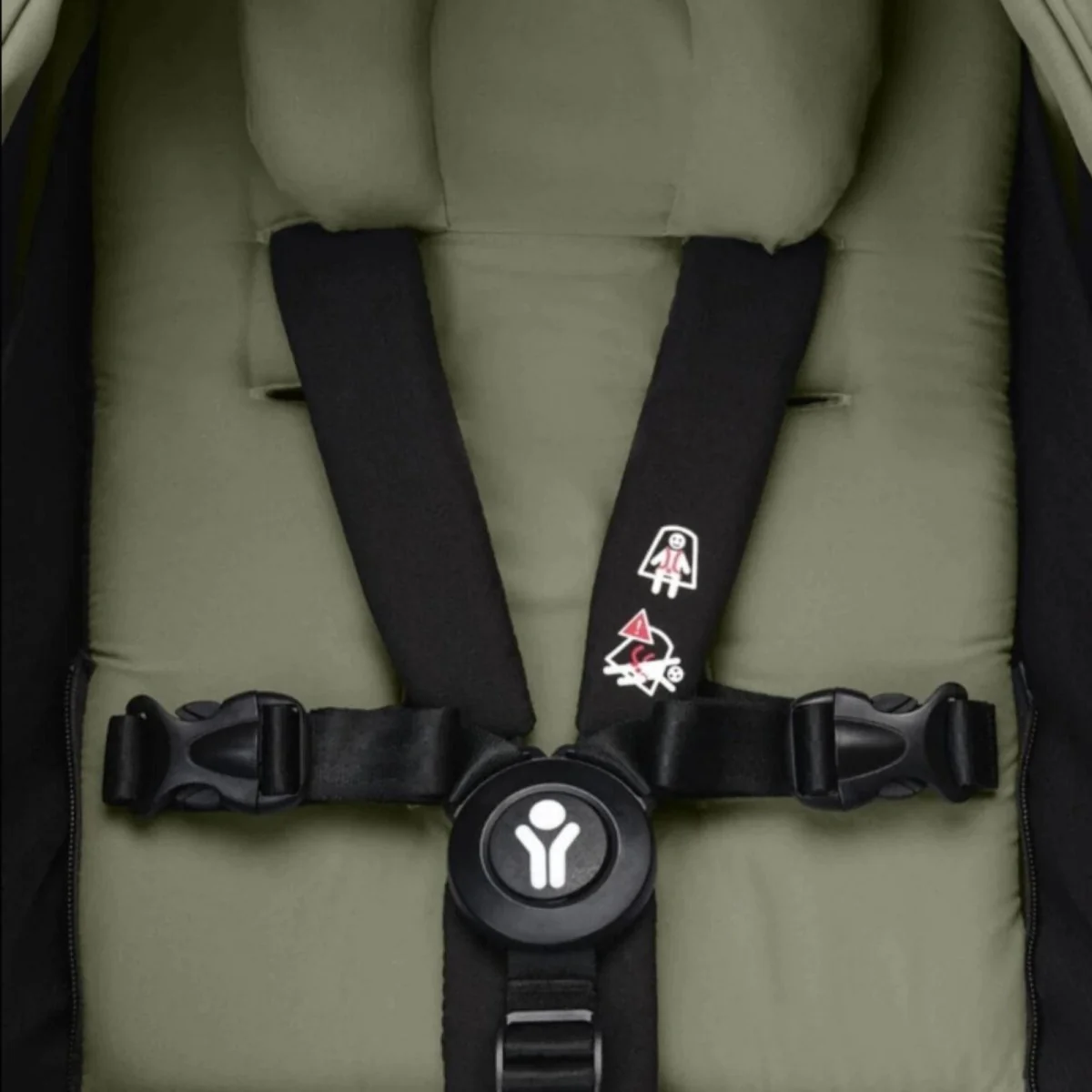 Stokke YOYO³ Newborn Pack to Toddler Bundle - Olive Color Pack & Black Frame - Image 5