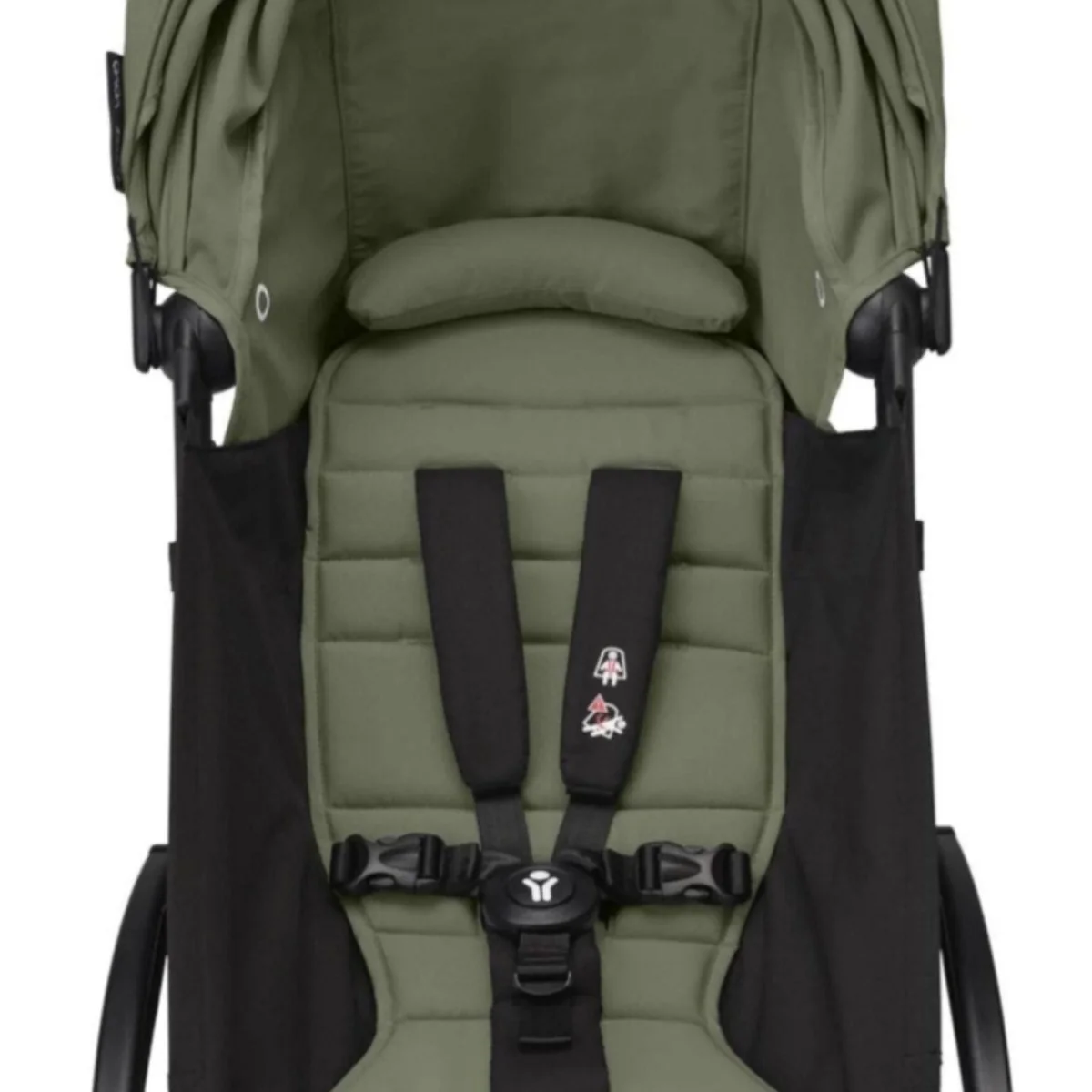 Stokke YOYO³ Newborn Pack to Toddler Bundle - Olive Color Pack & White Frame - Image 4