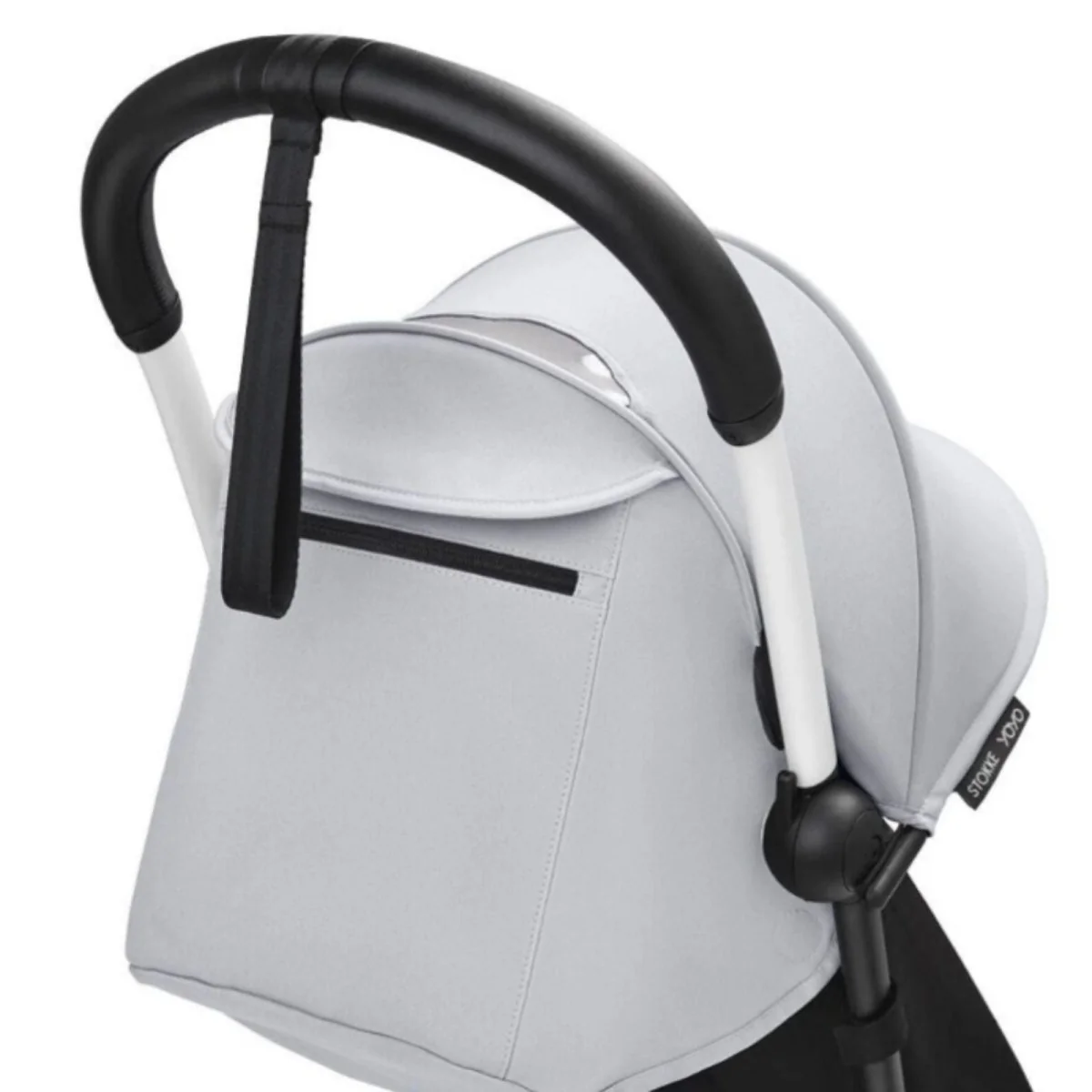 Stokke YOYO³ Newborn Pack to Toddler Bundle - Stone Color Pack & White Frame - Image 5