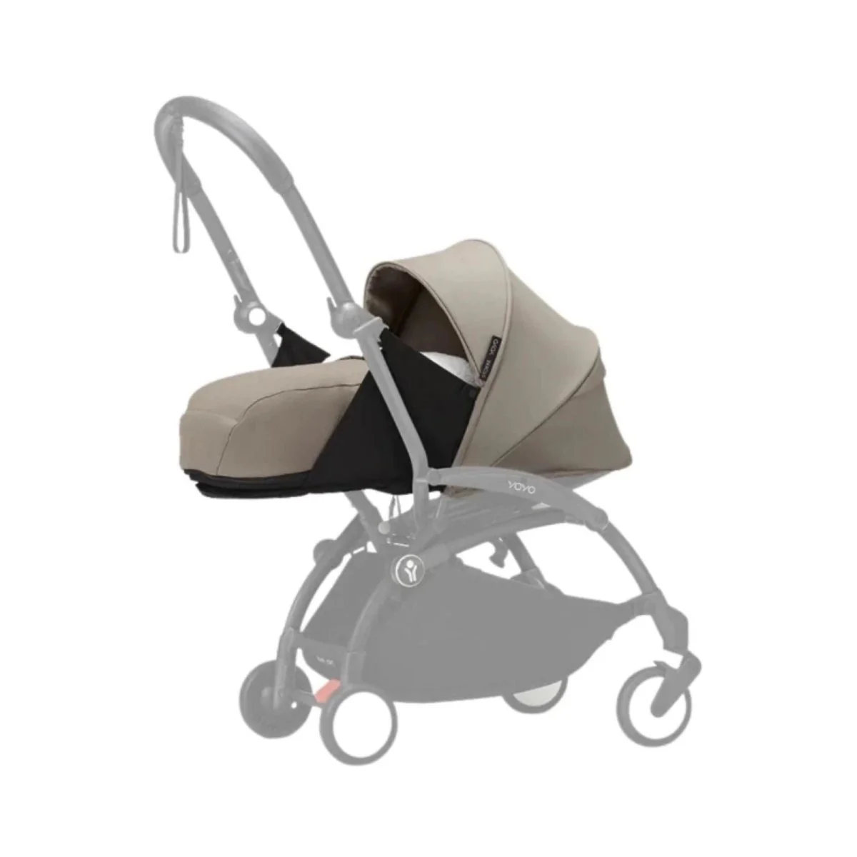 Stokke YOYO³ Newborn Pack to Toddler Bundle - Taupe Color Pack & Black Frame - Image 3