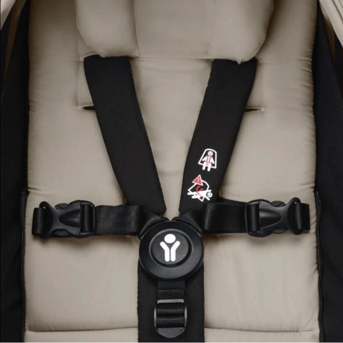 Stokke YOYO³ Newborn Pack to Toddler Bundle - Taupe Color Pack & Black Frame - Image 5