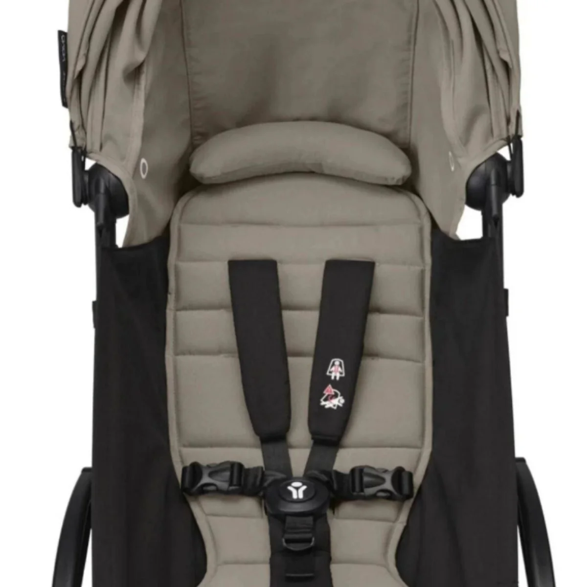 Stokke YOYO³ Newborn Pack to Toddler Bundle - Taupe Color Pack & White Frame - Image 3
