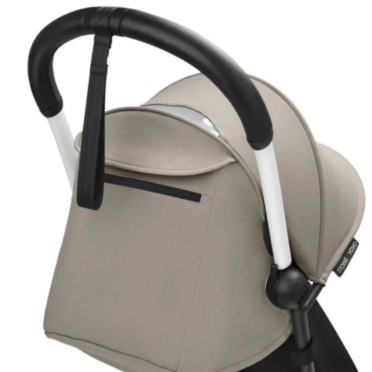 Stokke YOYO³ Newborn Pack to Toddler Bundle - Taupe Color Pack & White Frame - Image 5