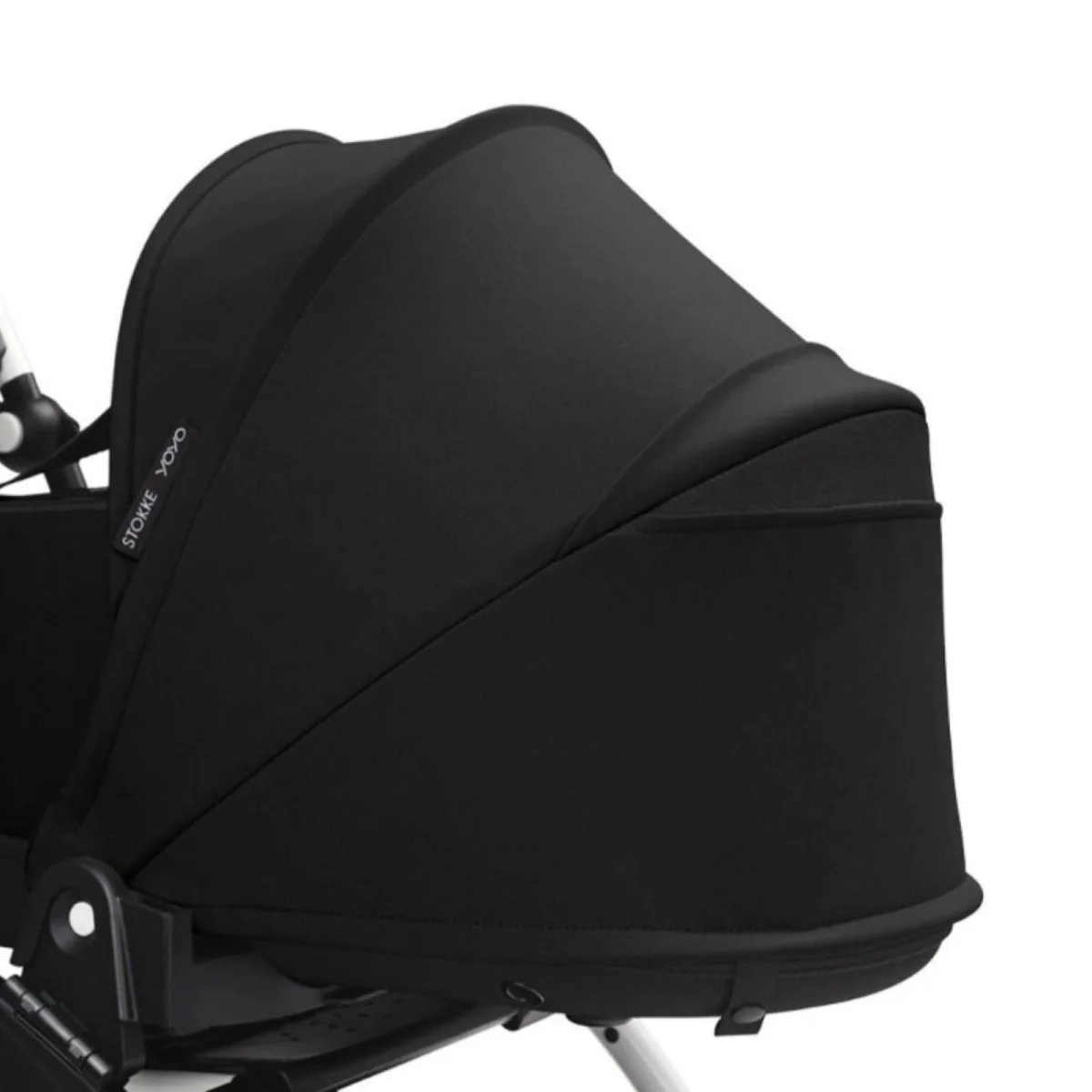 Stokke YOYO³ Newborn Shell to Toddler Bundle - Black Color Pack & Black Frame - Image 11