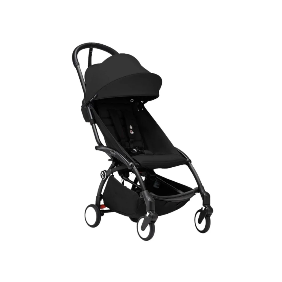 Stokke YOYO³ Newborn Shell to Toddler Bundle - Black Color Pack & Black Frame - Image 2
