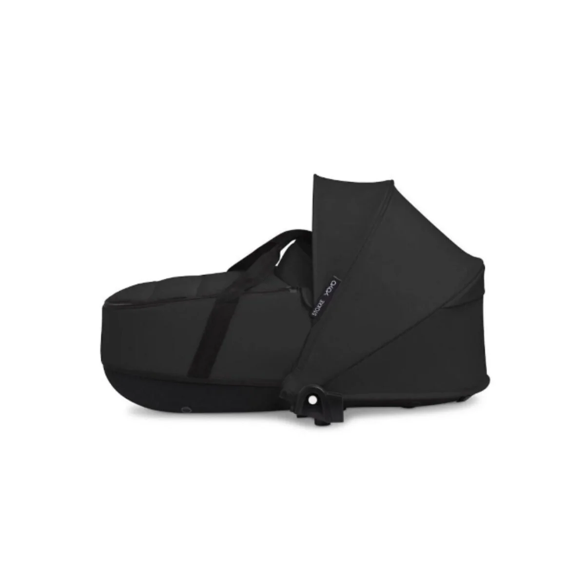 Stokke YOYO³ Newborn Shell to Toddler Bundle - Black Color Pack & Black Frame - Image 3