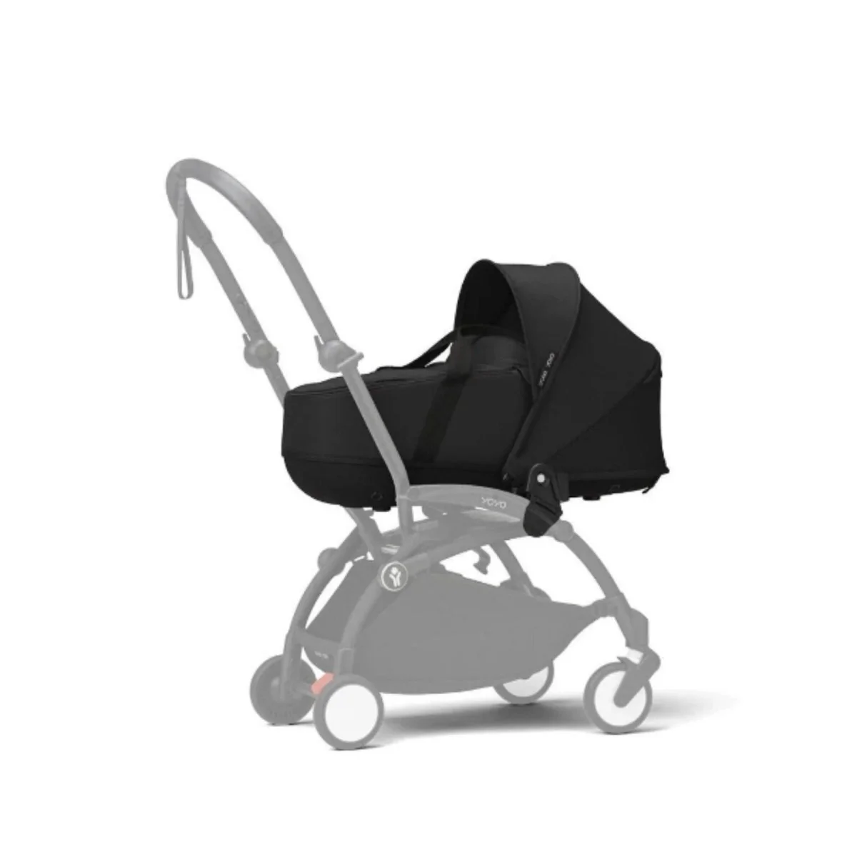 Stokke YOYO³ Newborn Shell to Toddler Bundle - Black Color Pack & Black Frame - Image 5