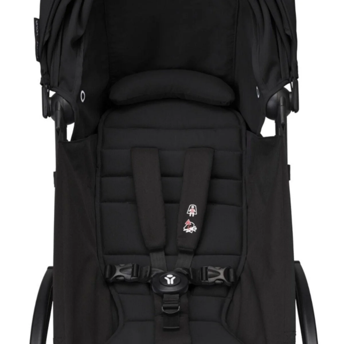 Stokke YOYO³ Newborn Shell to Toddler Bundle - Black Color Pack & Black Frame - Image 7