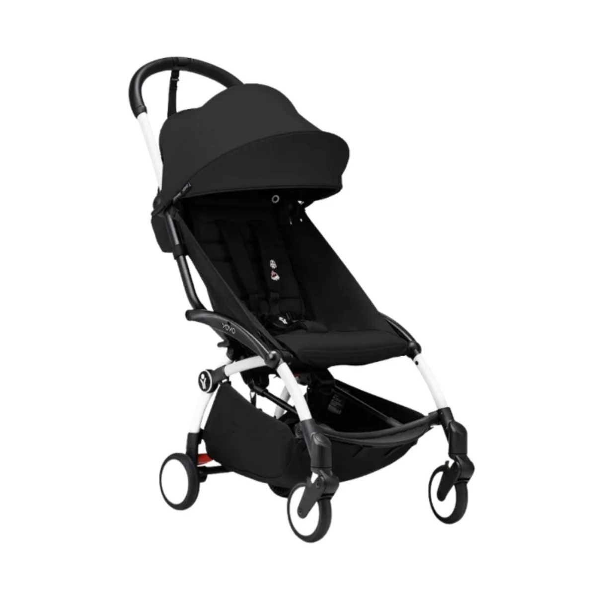 Stokke YOYO³ Newborn Shell to Toddler Bundle - Black Color Pack & White Frame - Image 2