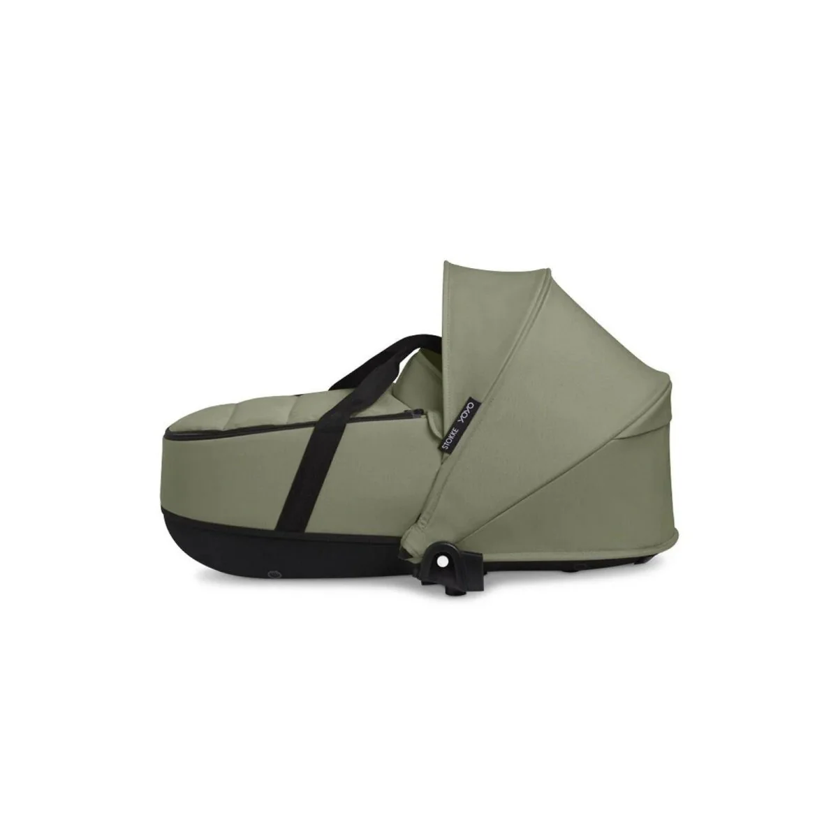 Stokke YOYO³ Newborn Shell to Toddler Bundle - Olive Color Pack & White Frame - Image 11