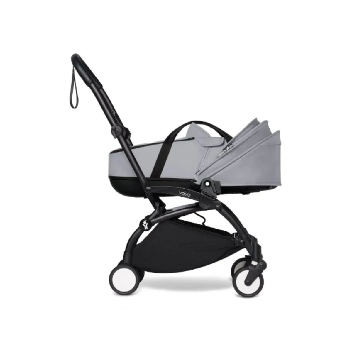 Stokke YOYO³ Newborn Shell to Toddler Bundle - Stone Color Pack & White Frame - Image 14