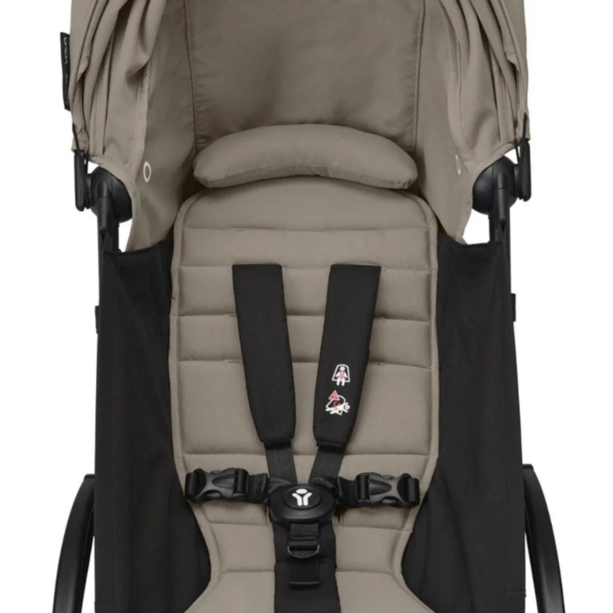 Stokke YOYO³ Newborn Shell to Toddler Bundle - Taupe Color Pack & Black Frame - Image 11