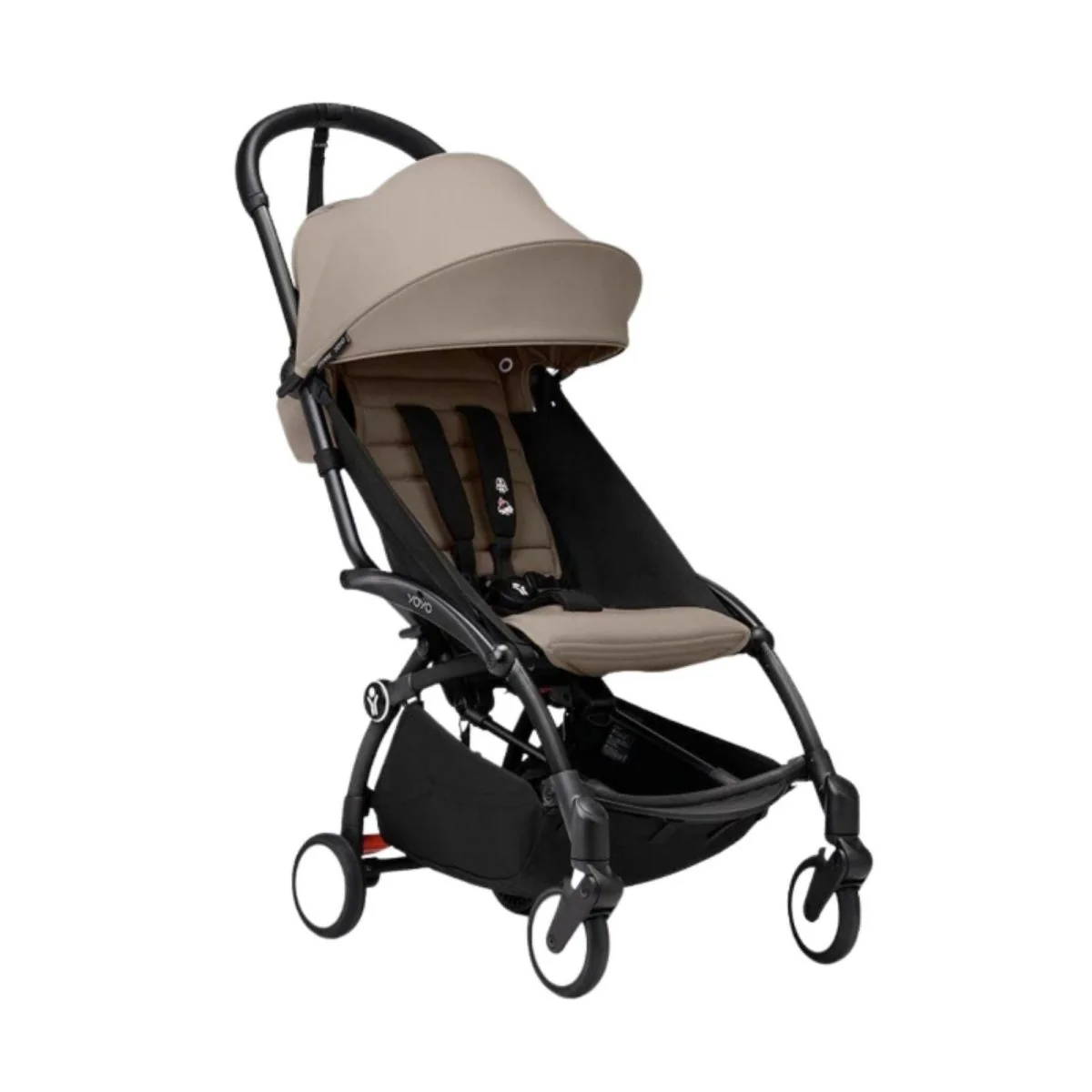 Stokke YOYO³ Newborn Shell to Toddler Bundle - Taupe Color Pack & Black Frame - Image 2