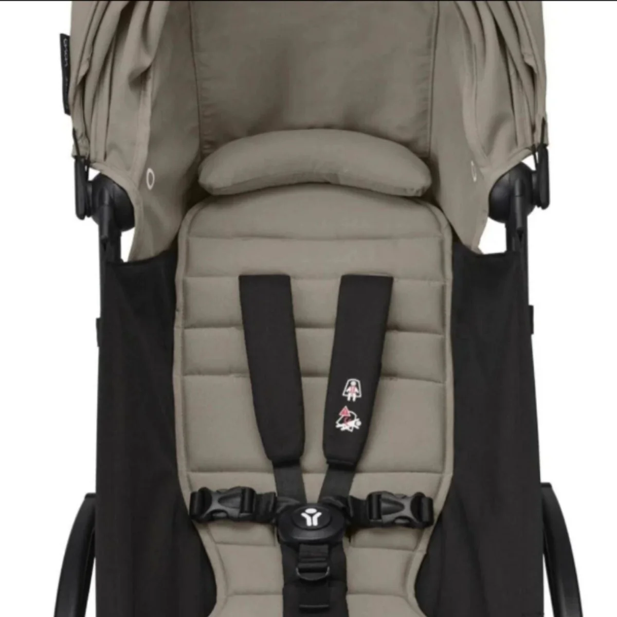 Stokke YOYO³ Newborn Shell to Toddler Bundle - Taupe Color Pack & White Frame - Image 3