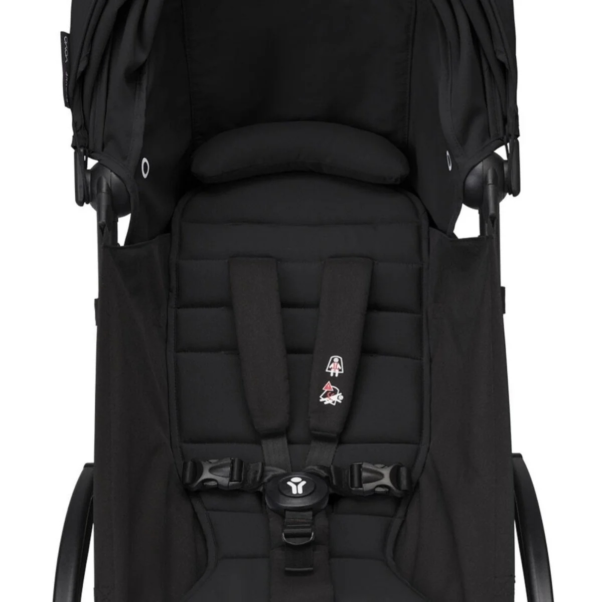 Stokke YOYO³ Stroller 6+ months - 6+ Black Color Pack & Black Frame - Image 5