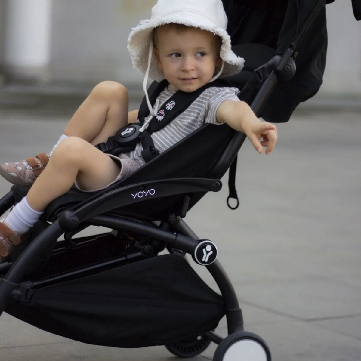 Stokke YOYO³ Stroller 6+ months - 6+ Black Color Pack & Black Frame - Image 7