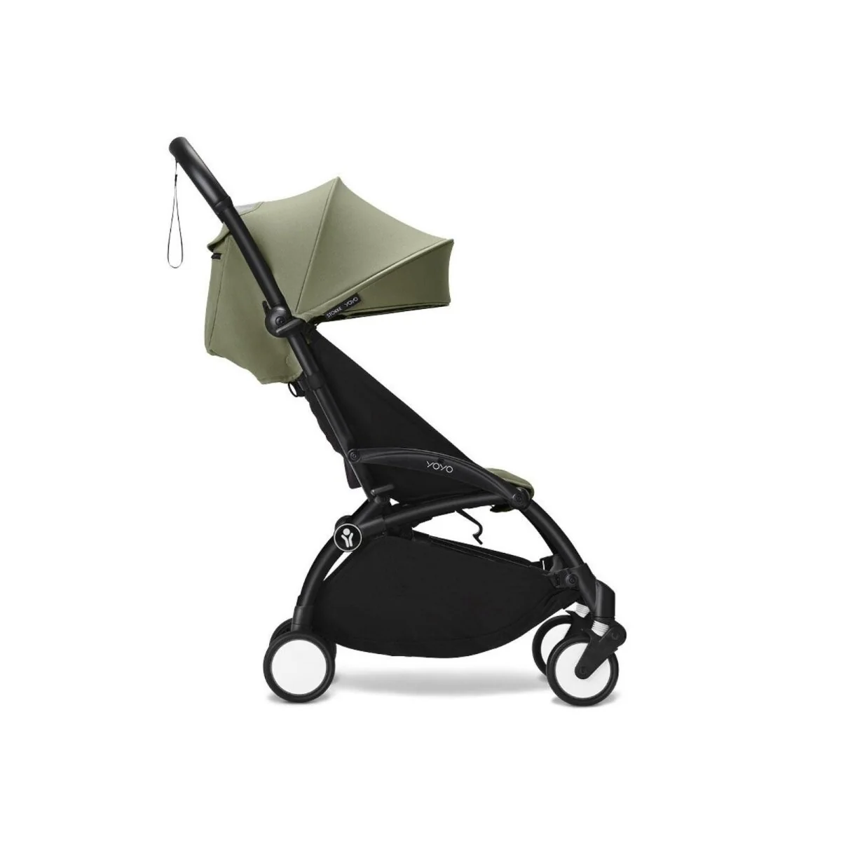 Stokke YOYO³ Stroller 6+ months - 6+ Olive Color Pack & Black Frame - Image 2