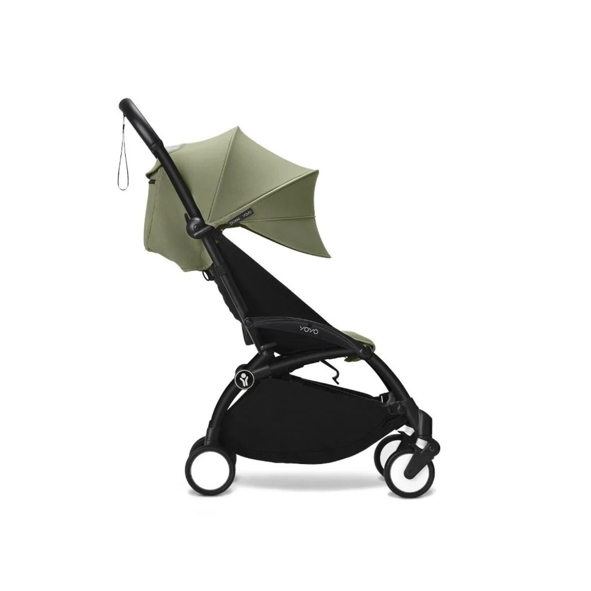 Stokke YOYO³ Stroller 6+ months - 6+ Olive Color Pack & Black Frame - Image 3