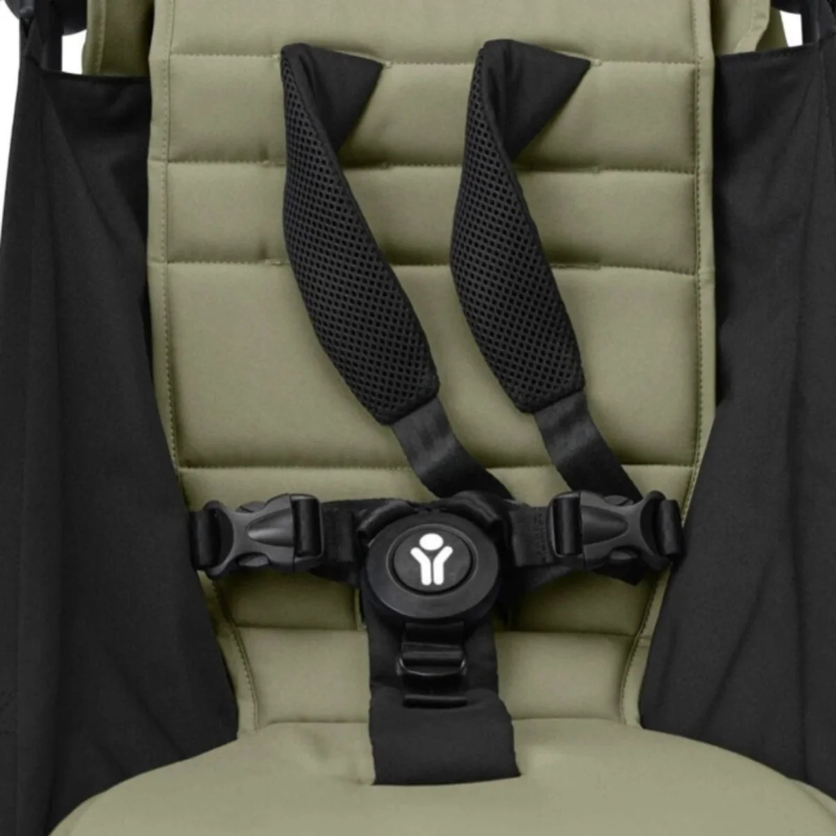 Stokke YOYO³ Stroller 6+ months - 6+ Olive Color Pack & White Frame - Image 3