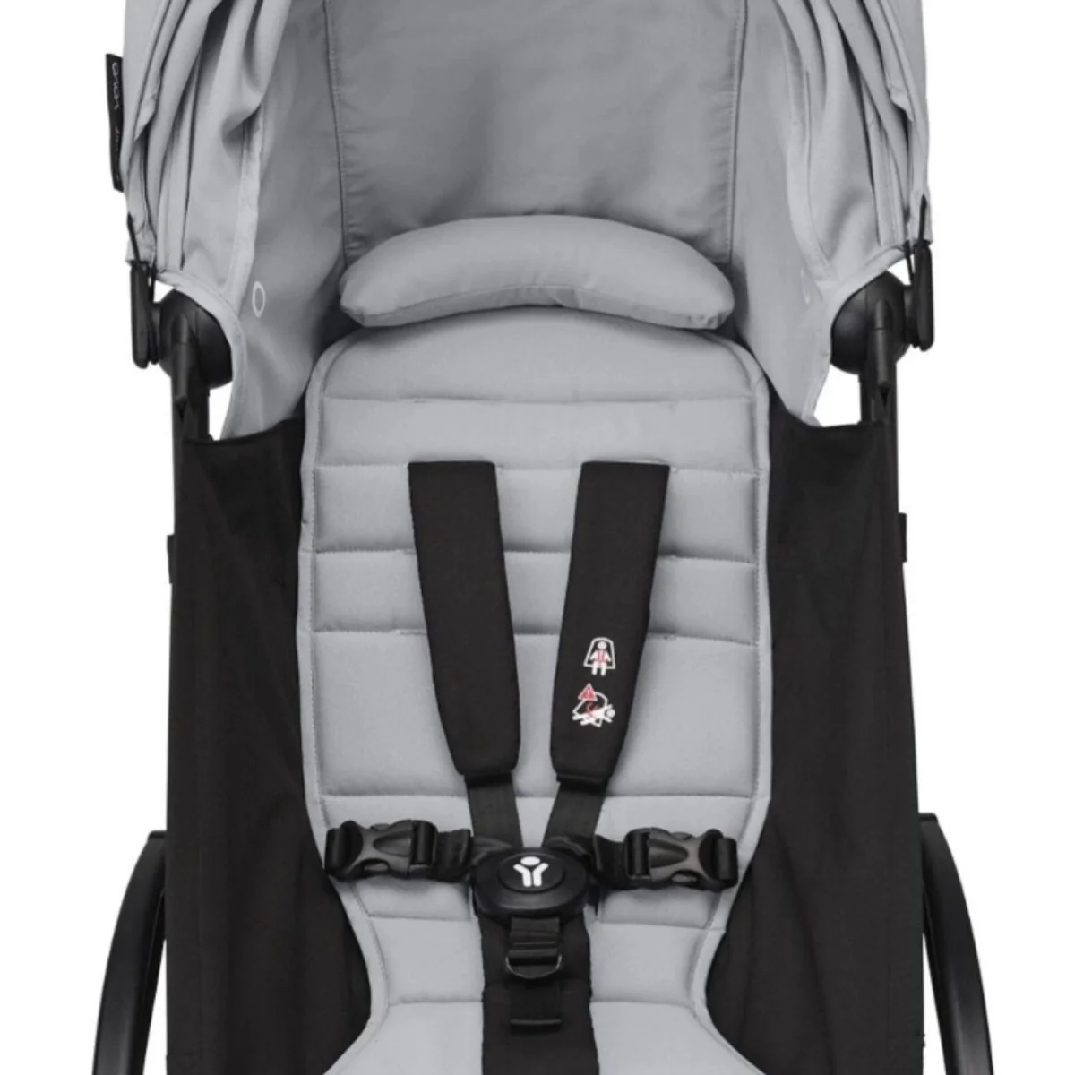 Stokke YOYO³ Stroller 6+ months - 6+ Stone Color Pack & White Frame - Image 2