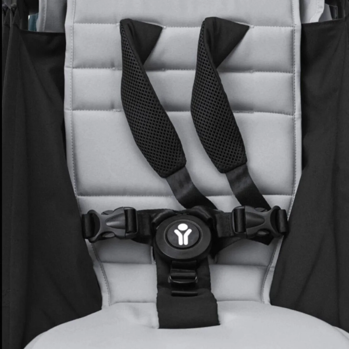 Stokke YOYO³ Stroller 6+ months - 6+ Stone Color Pack & White Frame - Image 3