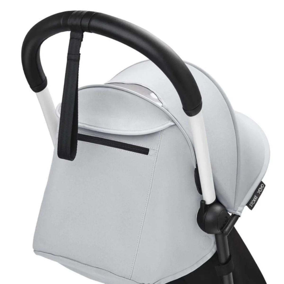 Stokke YOYO³ Stroller 6+ months - 6+ Stone Color Pack & White Frame - Image 4