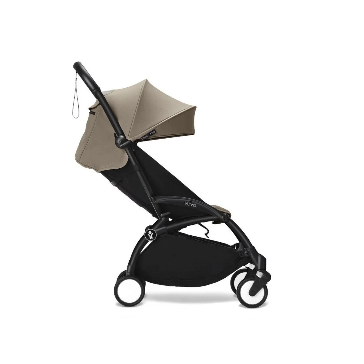 Stokke YOYO³ Stroller 6+ months - 6+ Taupe Color Pack & Black Frame - Image 4
